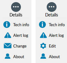 Watch options on the Details page