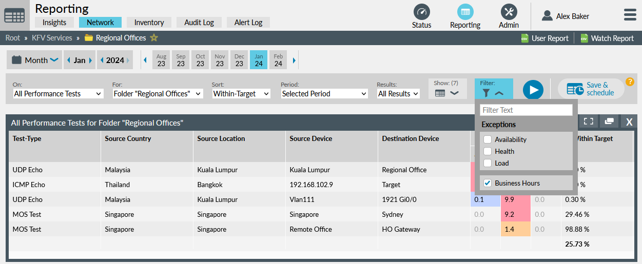 Highlight's Network Explorer