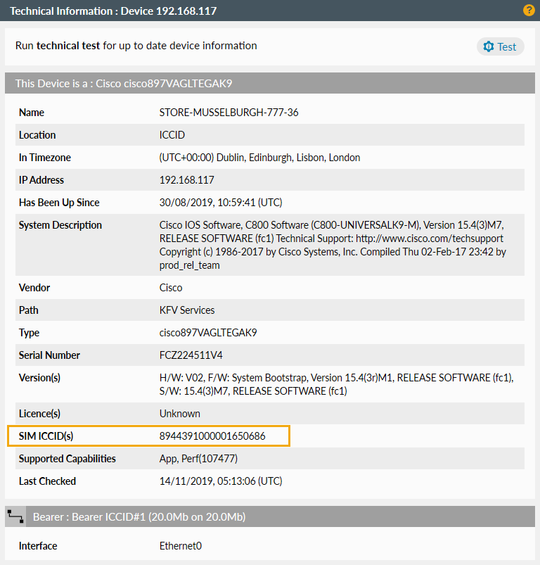 Technical Information ICCID